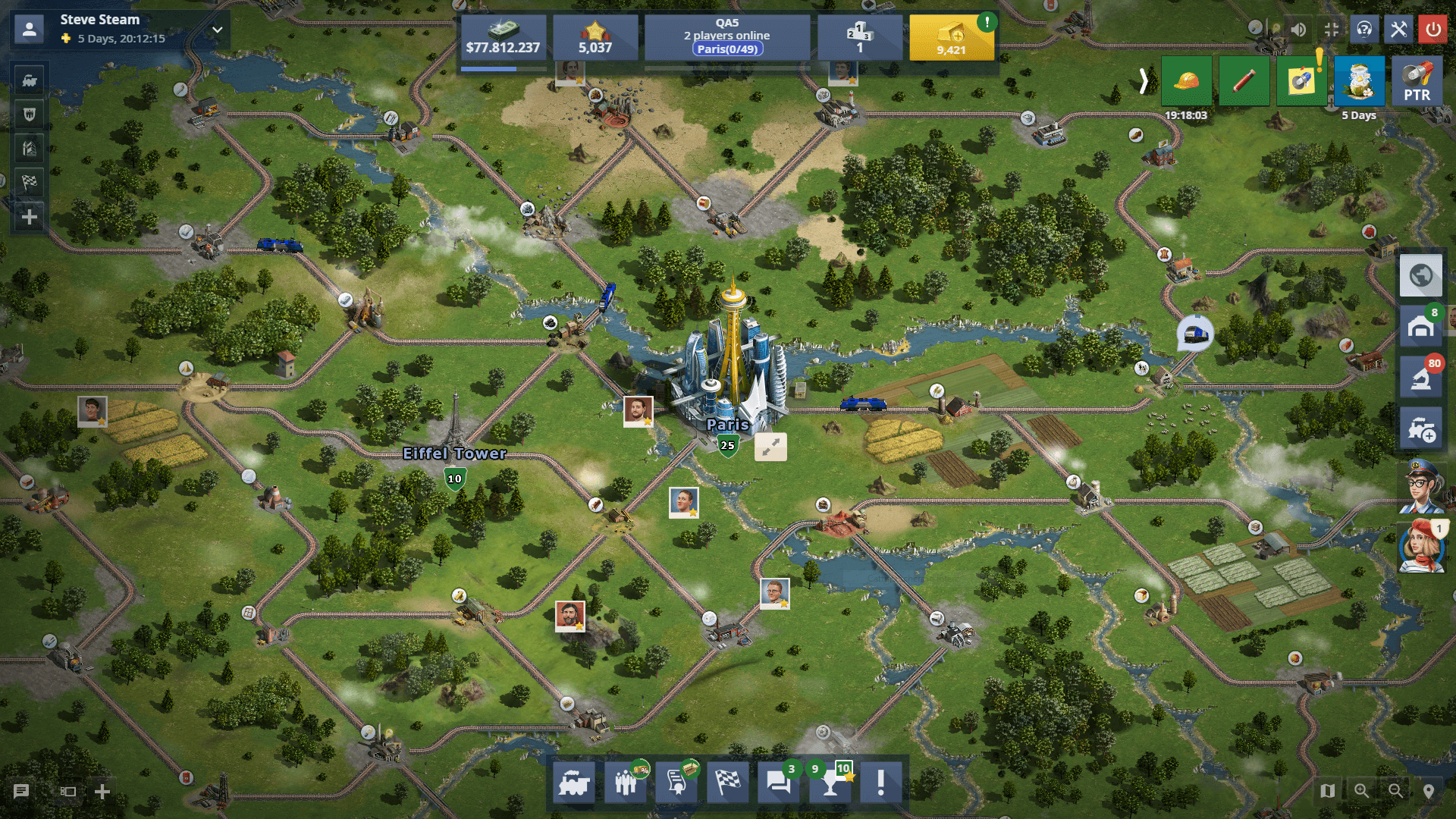 O jogo - Free browser-based online strategy game – Rail Nation